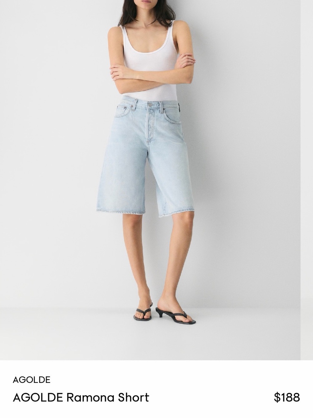 AGOLDE Ramona bermuda Short 29 NWT